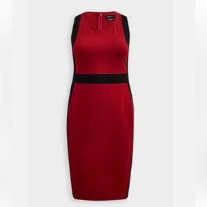 Mini Studio Luxe Ponte Contour Bodycon Dress